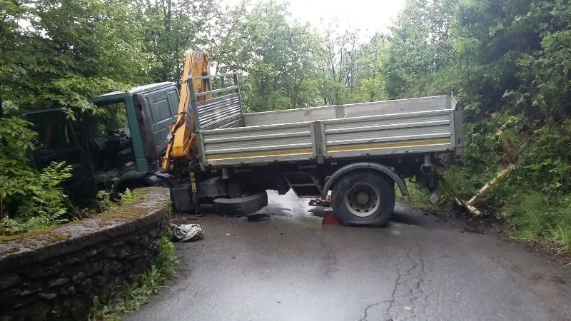 Il camioncino a Malonno