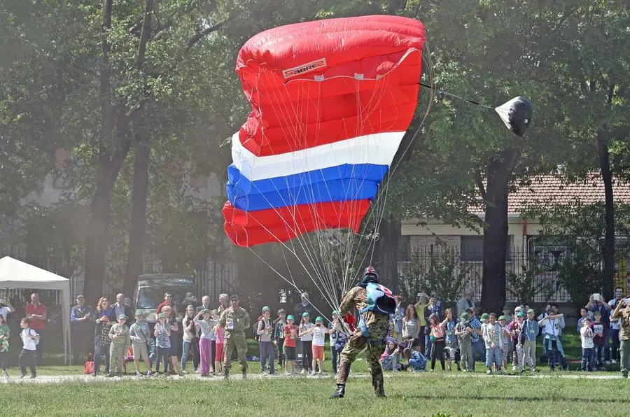 Truppe aviotrasportate a Campo Marte