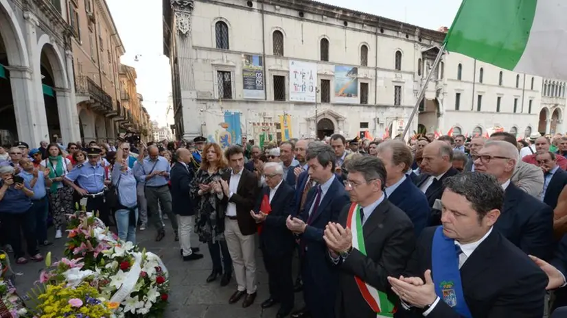 Piazza Loggia, celebrazioni del 42esimo anniversario della strage