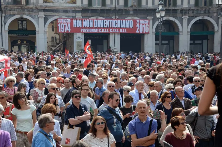 Piazza Loggia, celebrazioni del 42esimo anniversario della strage