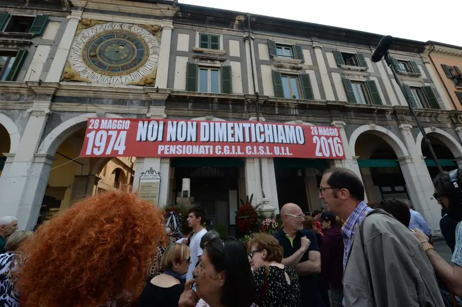 Piazza Loggia, celebrazioni del 42esimo anniversario della strage