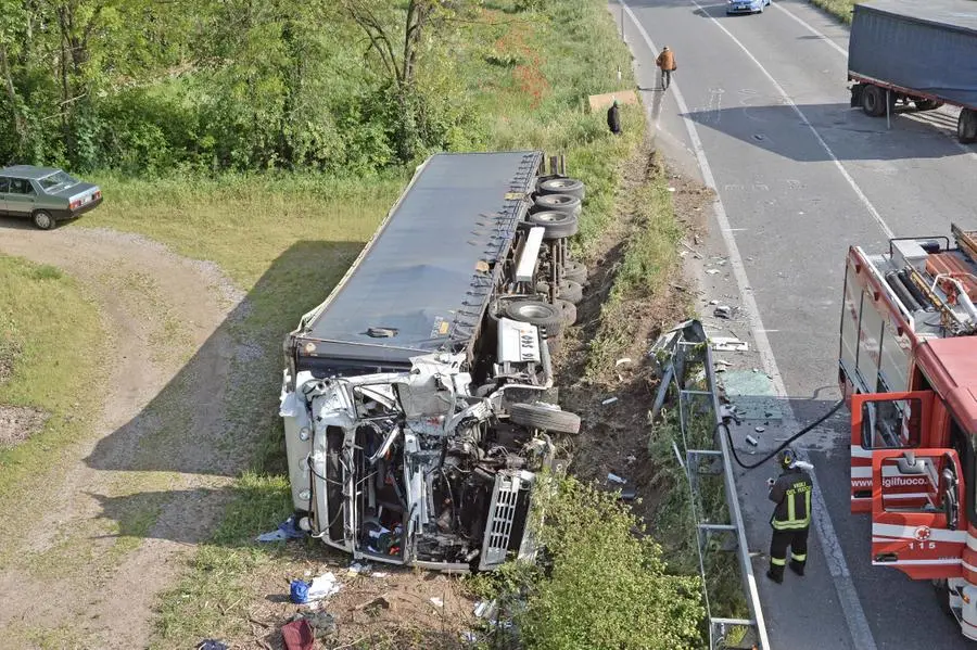 L'incidente sulla Sp 236