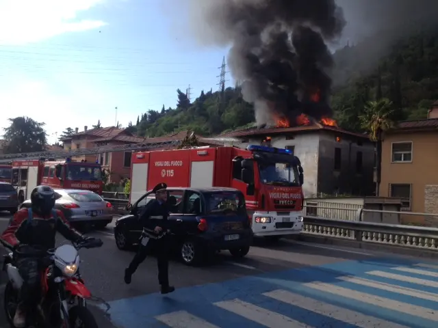 L'incendio