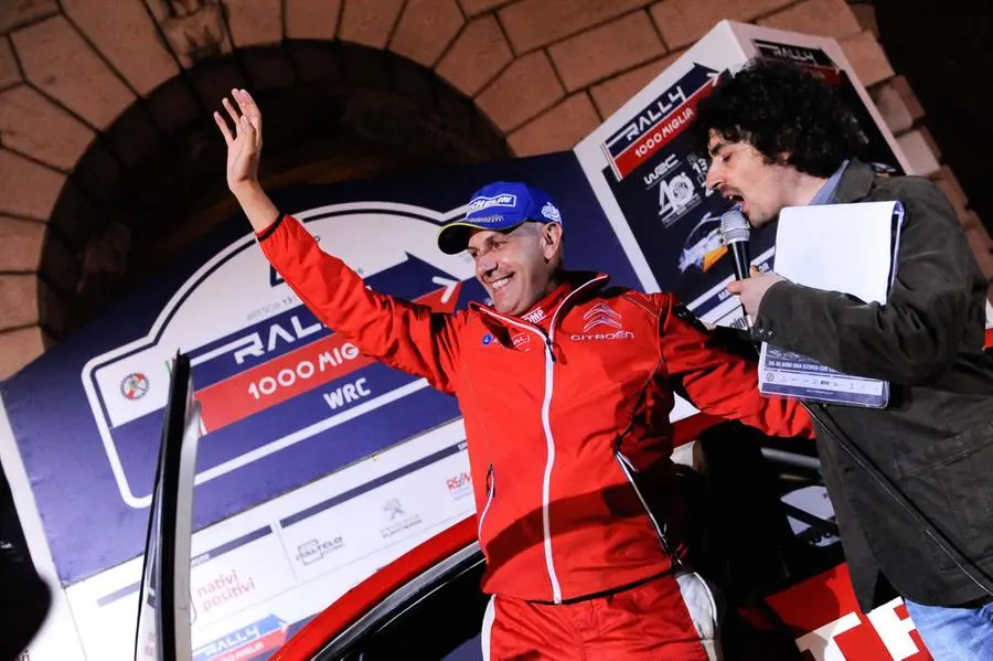 Rally 1000 Miglia, la partenza da piazzale Arnaldo