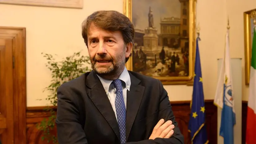 Il ministro Dario Franceschini in visita a Brescia