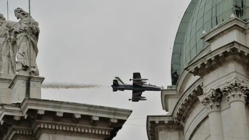 Le Frecce sopra piazza Paolo VI