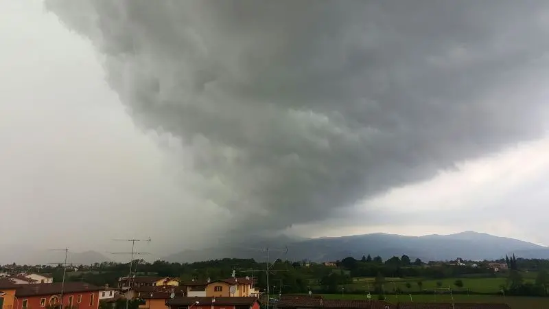 Il maltempo e poi l'arcobaleno