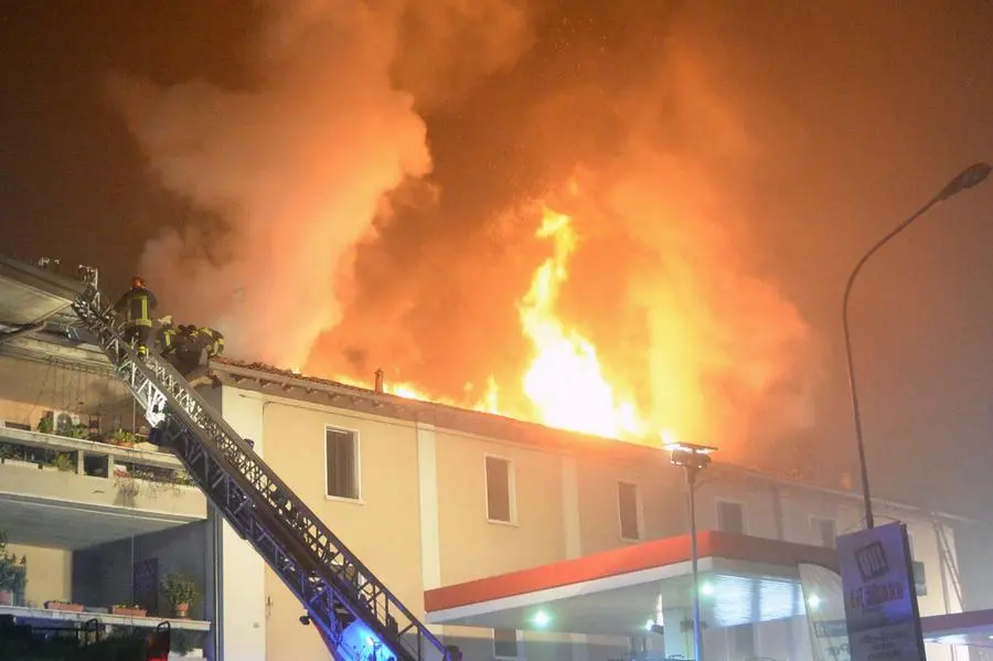 L'incendio a Nave