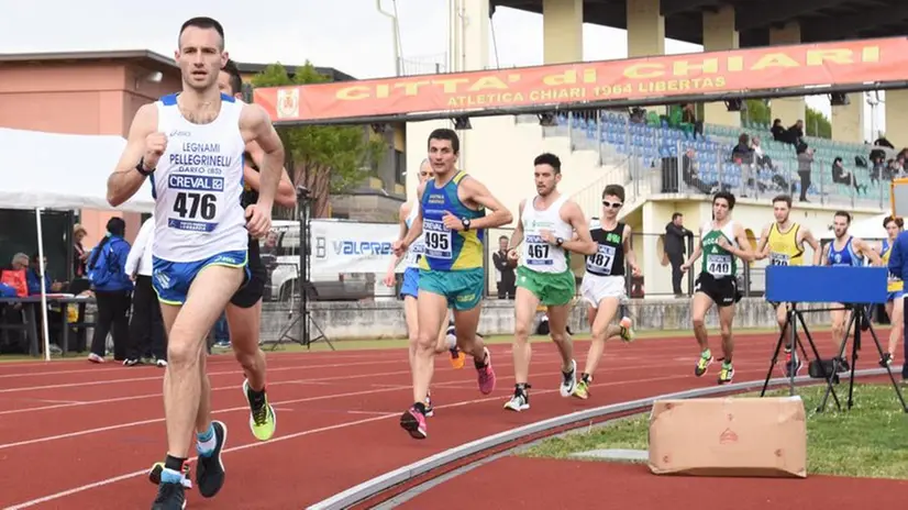 La gara regionale su pista a Chiari