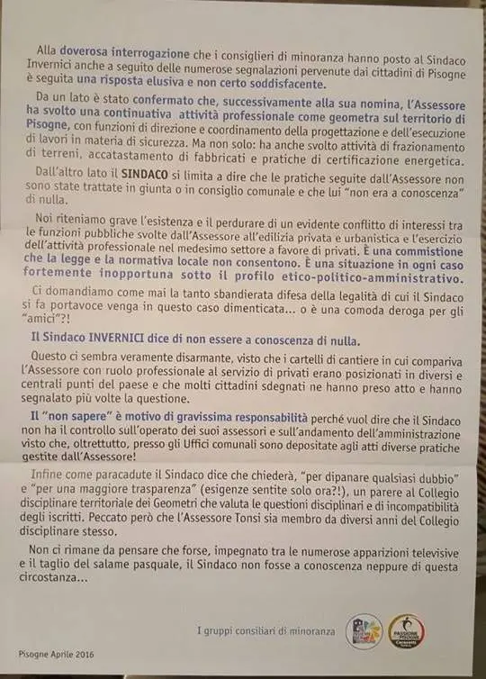 I volantini di Pisogne