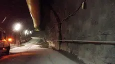 Il primo tratto del tunnel ferroviario del Brennero