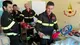 Vigili del fuoco in ospedale