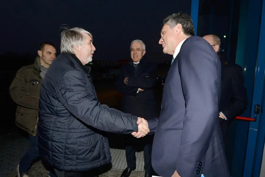 Il ministro Poletti in visita al termoutilizzatore