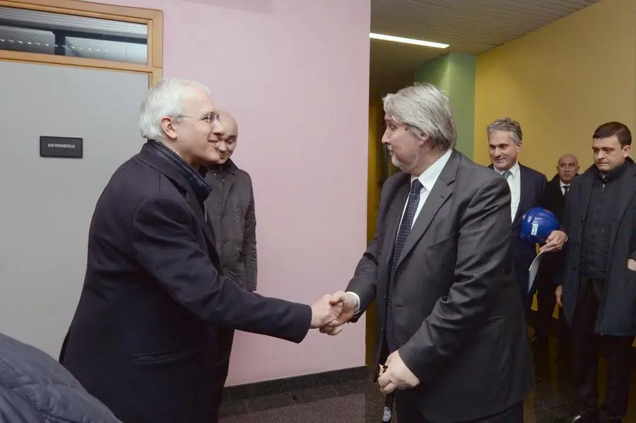 Il ministro Poletti in visita al termoutilizzatore