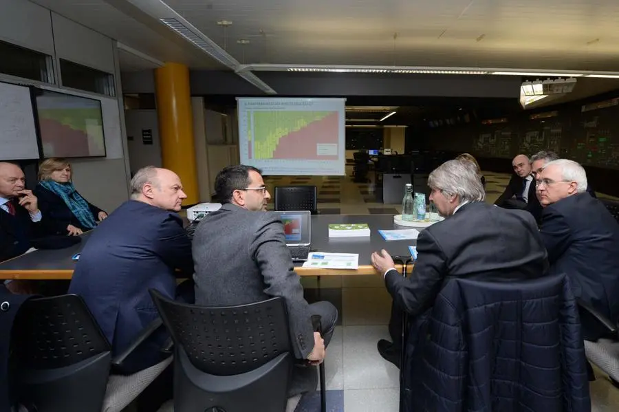 Il ministro Poletti in visita al termoutilizzatore