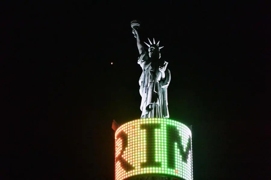 Luci del Luna Park a Campo Marte