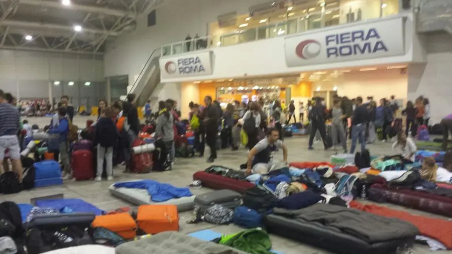 Giubileo dei ragazzi: l'accampamento in Fiera