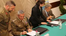 La firma del Protocollo d'intesa