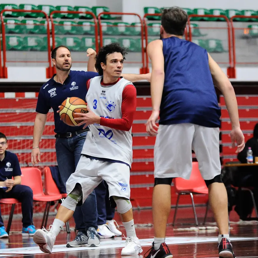 Basket Brescia, prima partita amichevole di David Moss