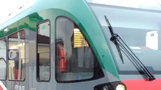 Uno dei nuovi treni Stadler