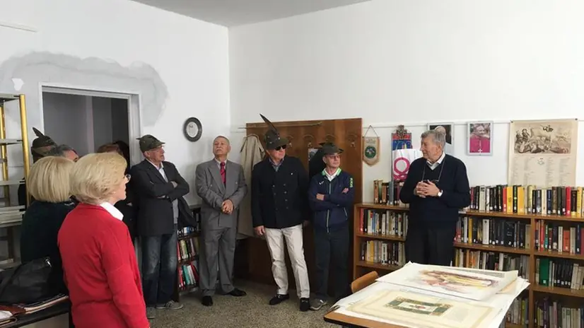 L'inaugurazione della biblioteca
