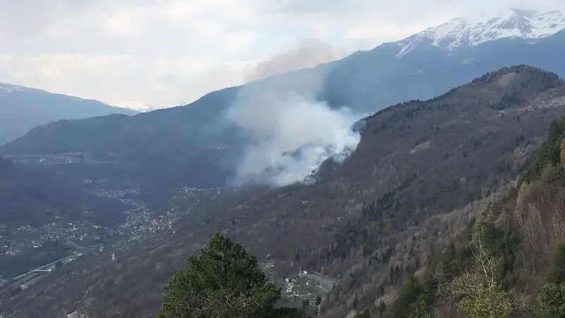 Pasqua di fuoco, incendi sopra Grevo