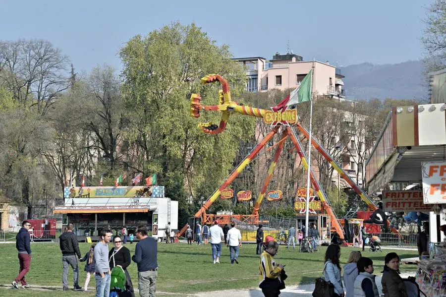 Il Luna Park a Campo Marte
