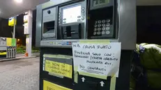 Colpo al distributore di viale Bornata