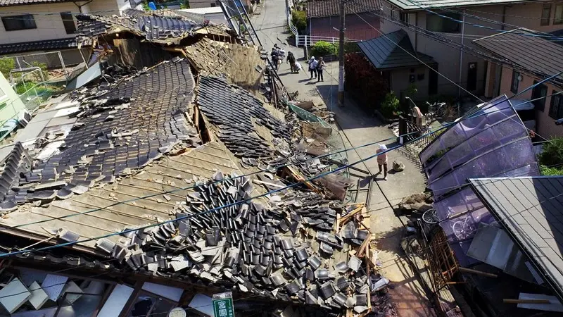 Il Giappone ferito dal terremoto