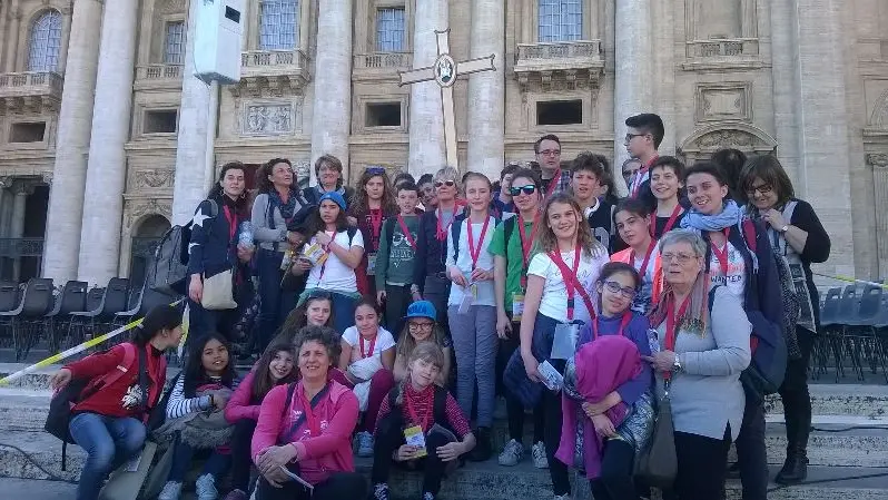 Roma Express, le foto dei ragazzi bresciani /2
