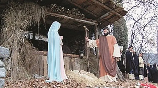 Presepio vivente di Ome