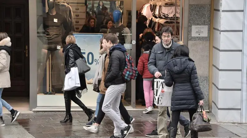 Il primo giorno di saldi