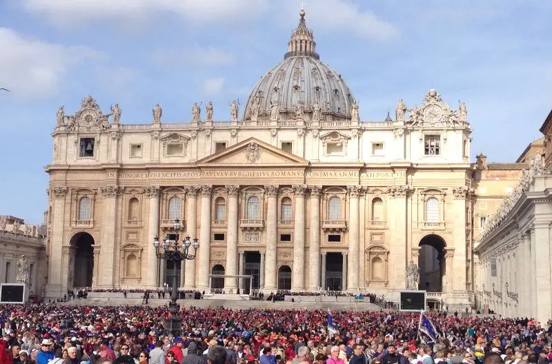 Mille bresciani in piazza San Pietro