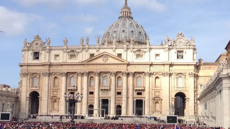 Mille bresciani in piazza San Pietro