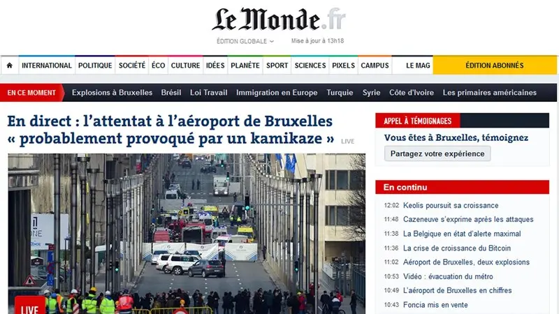 Bruxelles, le immagini del giorno nero
