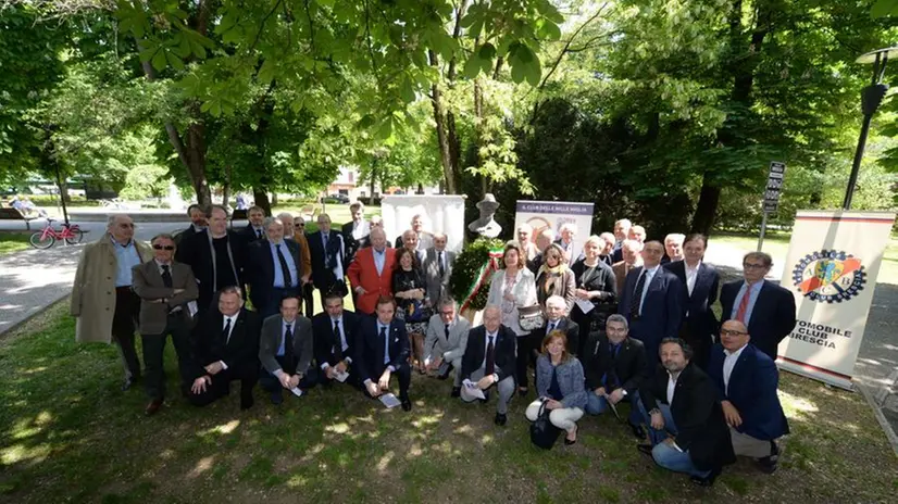 Tributo ai fondatori della Mille Miglia