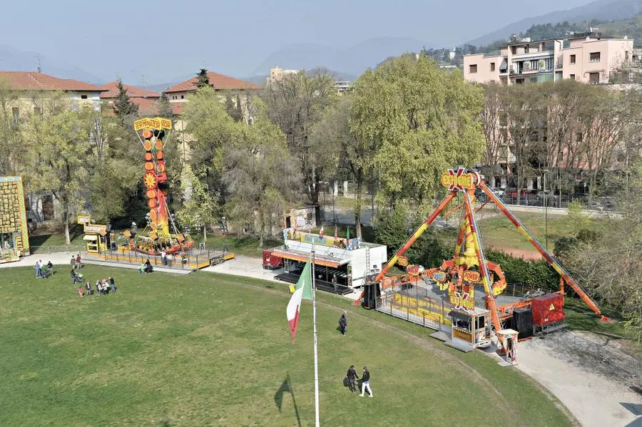 Il Luna Park a Campo Marte