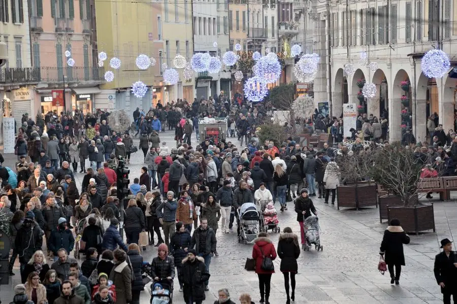 Centro affollato per l'Epifania