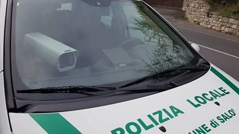 Il rilevatore della Polizia Locale di Salò