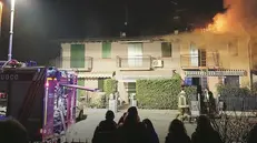 Incendio a Corzano