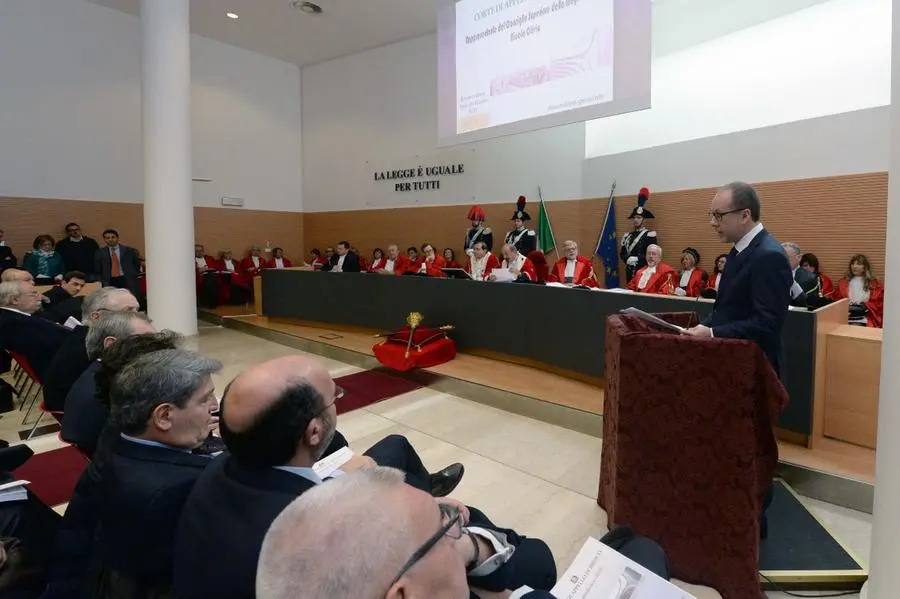 L'inaugurazione dell'anno giudiziario