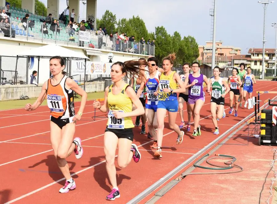 La gara regionale su pista a Chiari