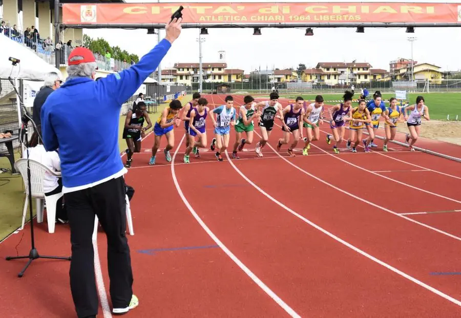 La gara regionale su pista a Chiari