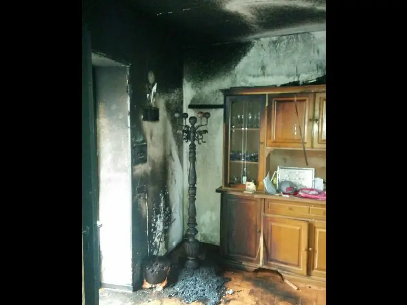 Incendio a Toscolano in appartamento