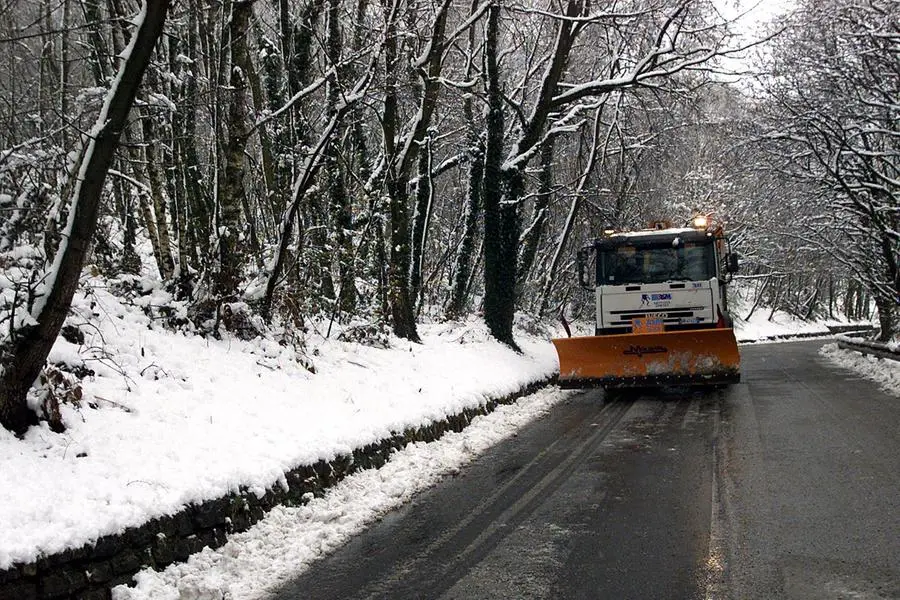 Le immagini dell'aprile 2003: neve in città e in Maddalena