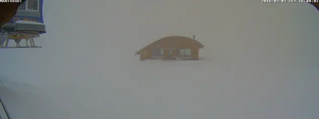 Neve in quota nelle webcam bresciane