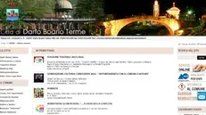 La home-page del sito del Comune di Darfo