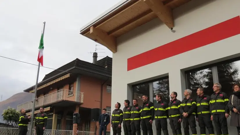 Vigili del fuoco di Breno, inagurata la nuova caserma
