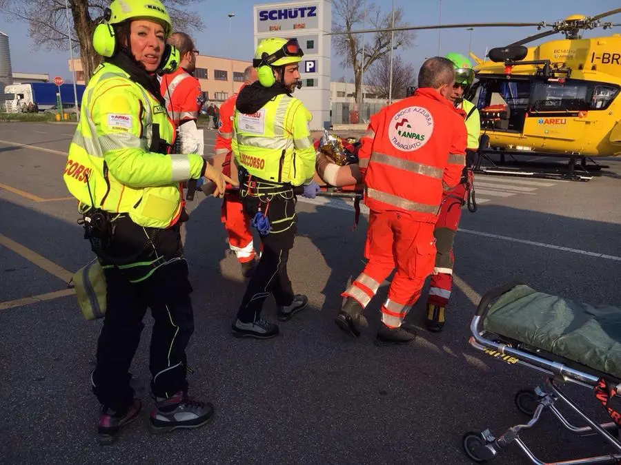 L'infortunio a Dello