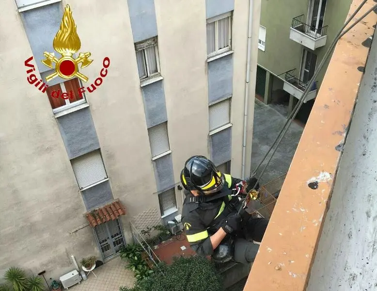 Vigili del Fuoco in azione... alpinistica